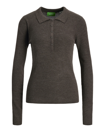 JJXX - JXWren Wool Blend Polo - Bracken